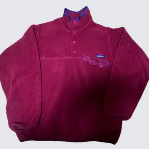 파타고니아 신칠라 풀오버 버건디