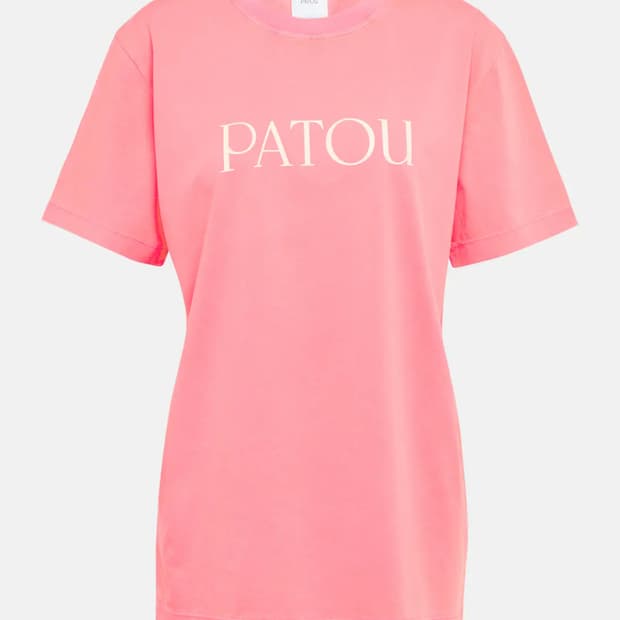 PATOU 핑크 티셔츠 S사이즈