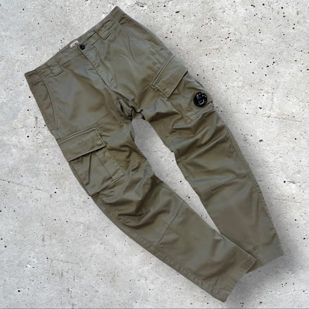 [80] CP컴퍼니 수입택 카고 바지 올리브 팬츠 C757