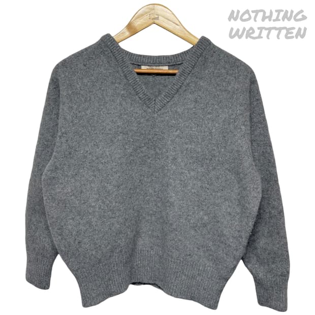 3761 낫띵리튼 그레이 울 알파카 니트