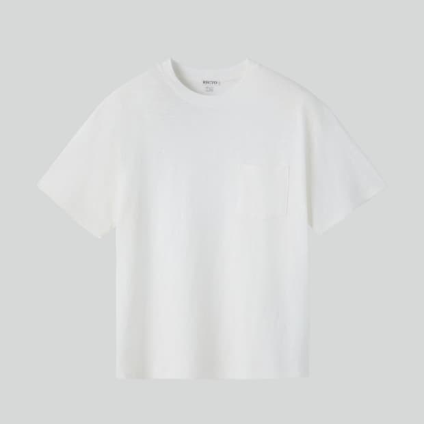 렉토 26SS 포켓 티셔츠 오프 화이트