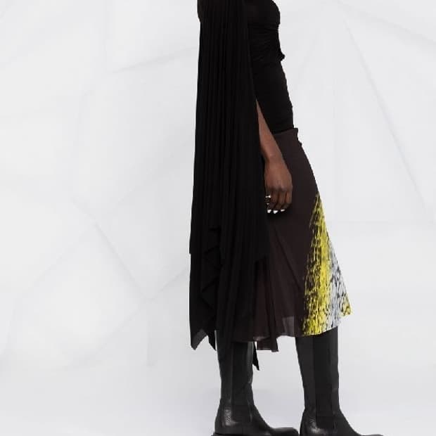 릭오웬스 20ss 프린팅 스커트