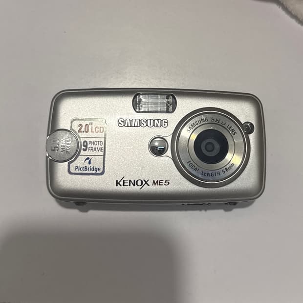 삼성 케녹스 kenox me5 실버 디카 판매 (작례 o)