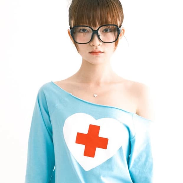 [구해요] 샵페어리 체리쉬 컷오프 탑 민트 