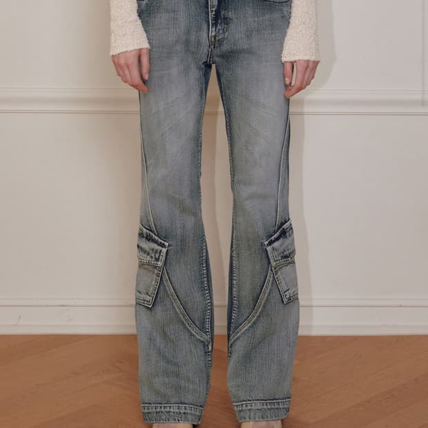 보헤미안서울 보헴서 카고 부츠컷 데님