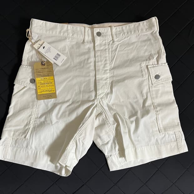 RRL 레지먼트 립스탑 카고 쇼트 더블알엘 반바지