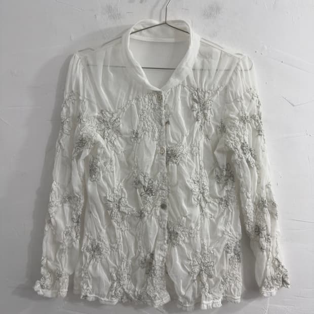 design seethrough blouse