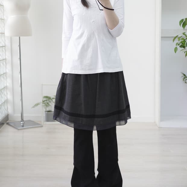  Klein plus charcoal skirt