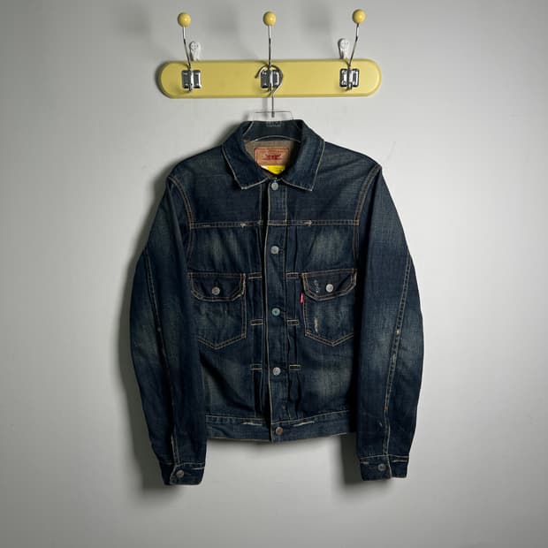 리바이스 LVC 2세대 70507 507XX 일본판 복각 데님 자켓