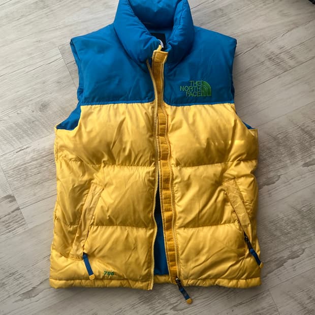 노스페이스 700 구스다운 패딩조끼