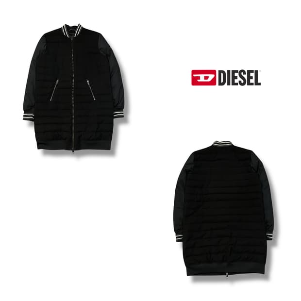  디젤 패디드 롱 점퍼 y13918
