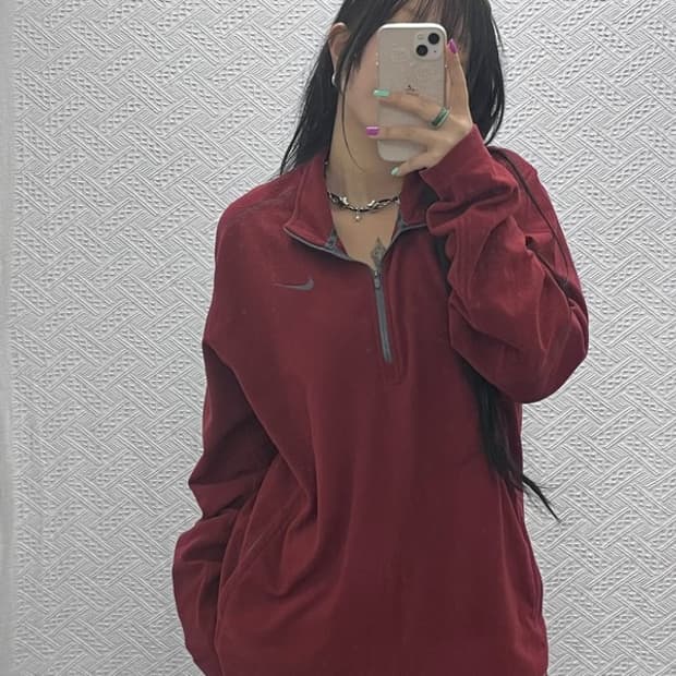 나이키 써마핏 반집업 스웻셔츠 맨투맨 L C06973