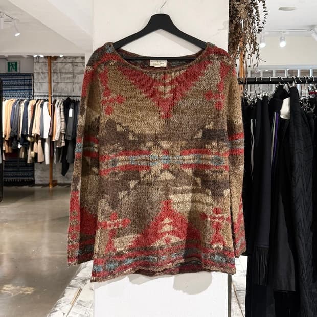 데님 앤 서플라이 아즈텍 나바호 패턴 울 니트