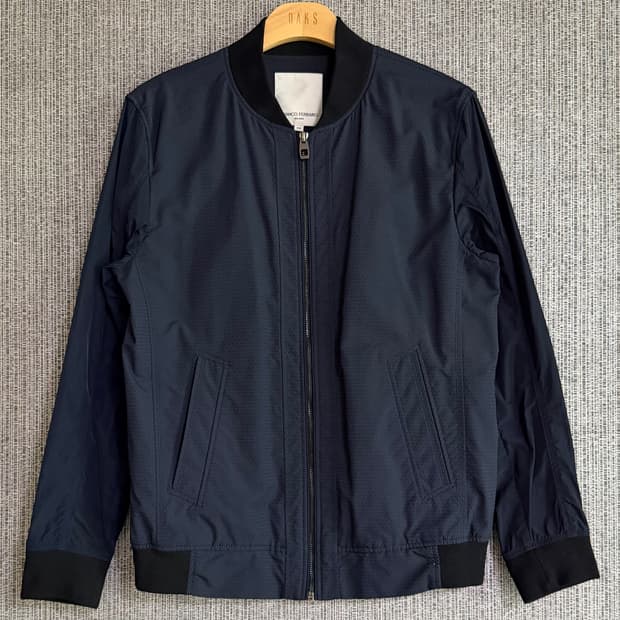 프랑코 페라로 남성 밤버 자켓 네이비 블루종 점퍼 비지니스 캐주얼 100