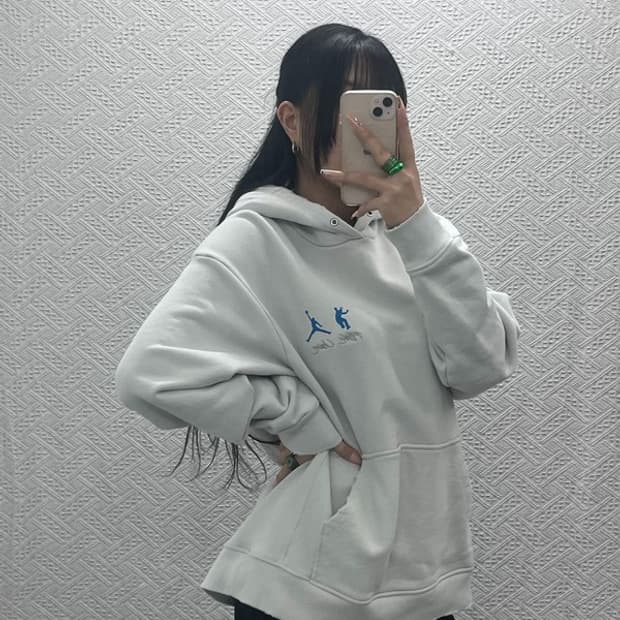 나이키 조던X유니온 빈티지 스포티로고 캐주얼 후드티 XL C08249