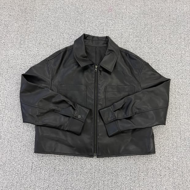 100 신형 탑텐 여성 가죽숏자켓 0126H1