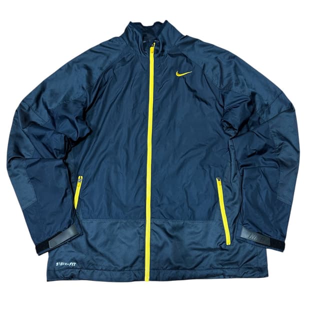 (바배) 나이키 옐로우 스우시 스톰핏 바람막이