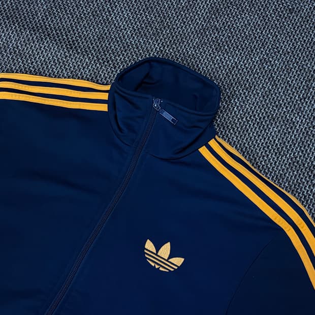 아디다스 파이어버드 구형 져지 네이비엘로우 