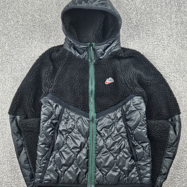 나이키 헤리티지 쉐르파 플리스 후드집업 ( M ) / 10371