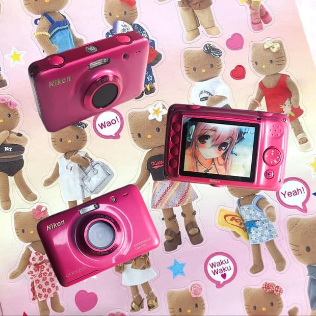 니콘 Coolpix 쿨픽스 S30 Pink  빈티지디카
