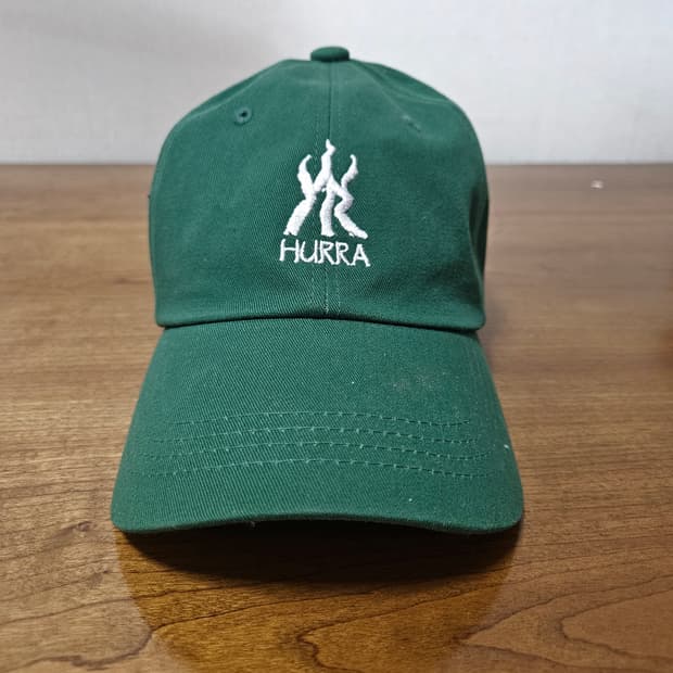 HURRA 후라 그린 볼캡 모자