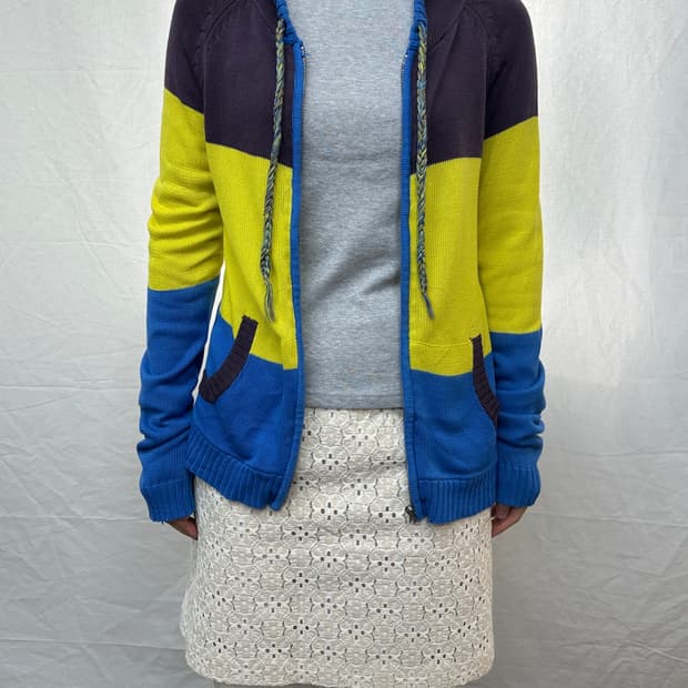 hurley 니트후드집업