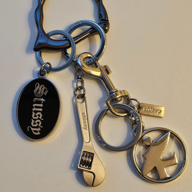 스투시 키링 (렌치, 오발, 서프맨) + 해칭룸 카라비너