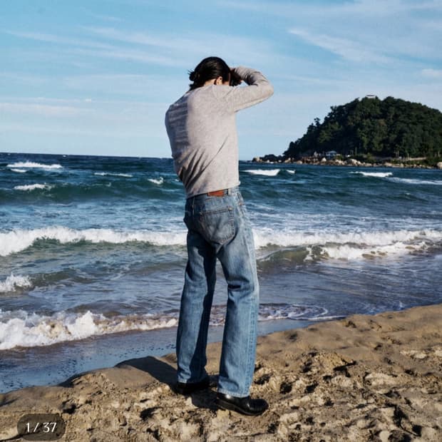 모노프리베 텍스쳐드 롤 롱슬리브