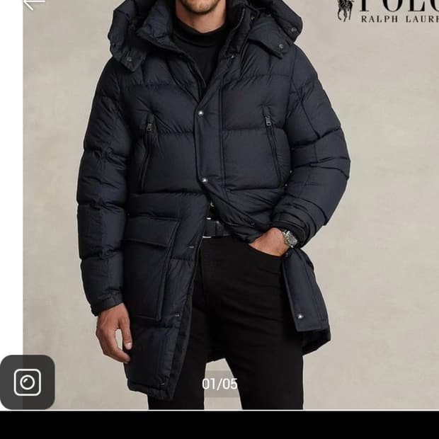 폴로랄프로렌 덕다운 패딩