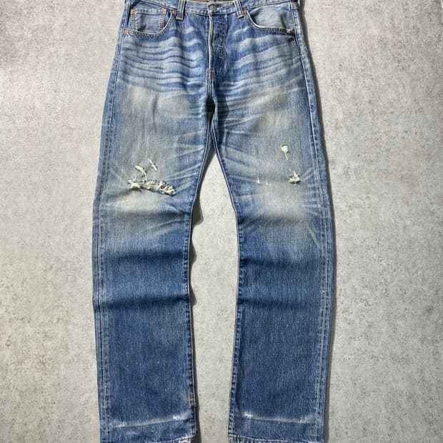 [33] 00s Levi's 501 리바이스 디스트레스드 데님팬츠