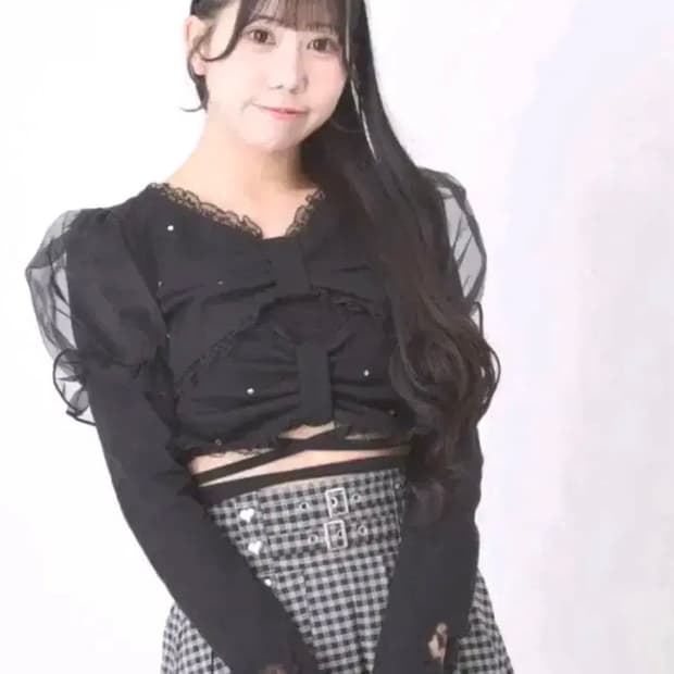 앙크루즈 구루구루 리본 티셔츠