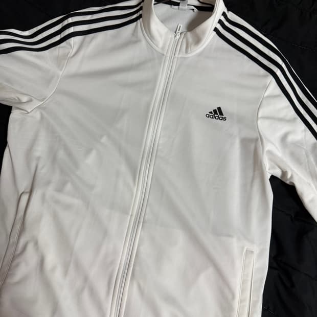 아디다스 화이트 흰색 져지