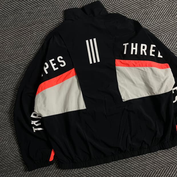 아디다스 스펠아웃 빅로고 나일론 우븐 바람막이y 3027