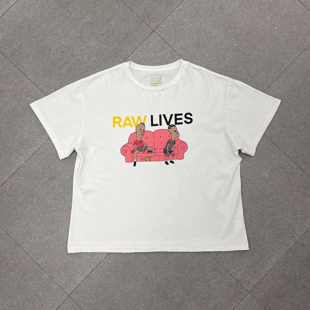 (2) 로스트타운서플라이 RAW LIVE t shirt