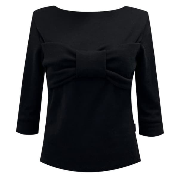 체메씨 BOW HALF TEE