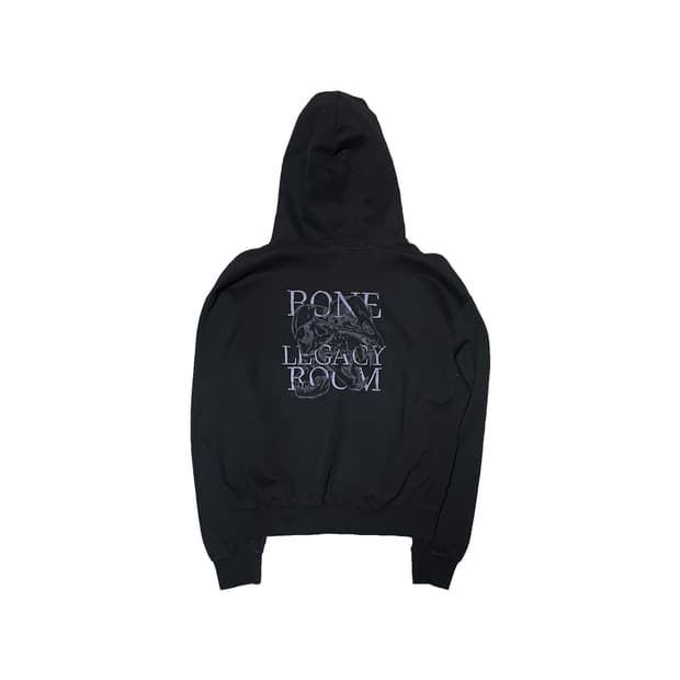 우왁굳 본룸 블랙 후드티