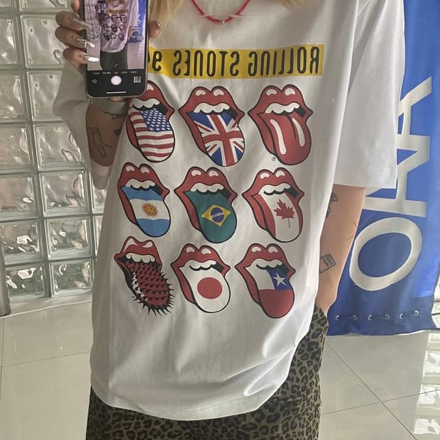ROLLING STONES 롤링 스톤즈 프린트 티셔츠