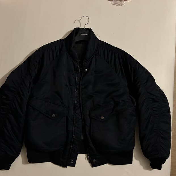 루트파인더 24fw 파일럿 자켓 L(잉크블랙/스모키블랙)