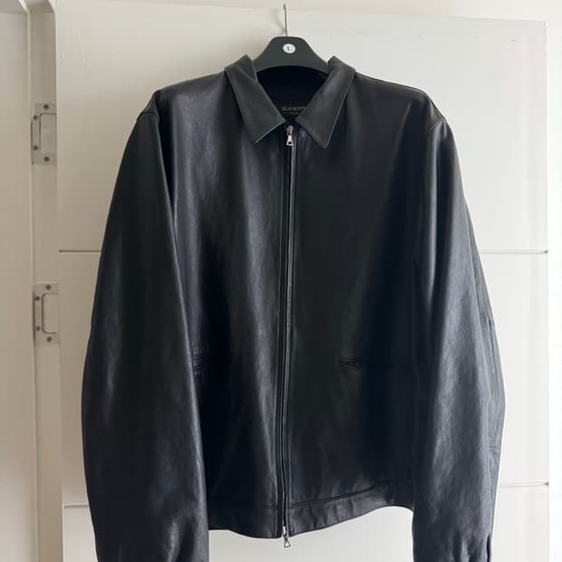 블랙아웃 느린양반 레더 스포츠 자켓 2XL사이즈