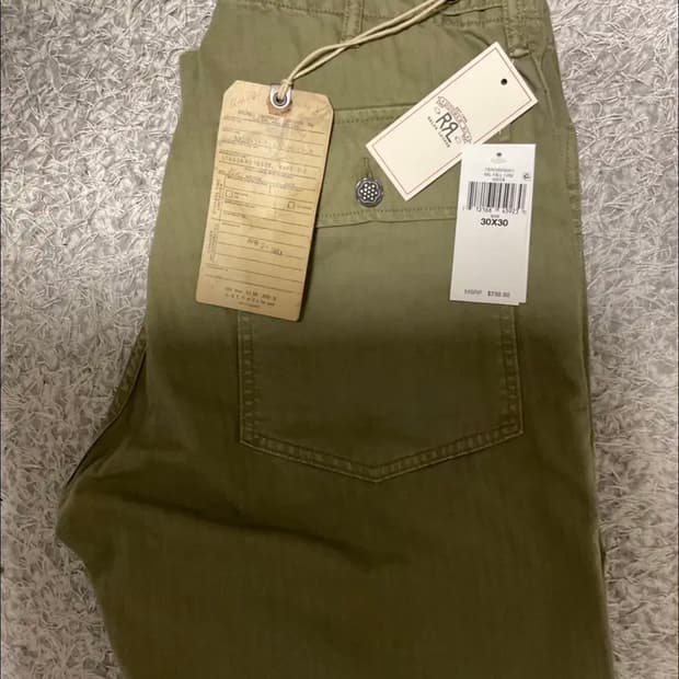 RRL 더블알엘 헤링본 퍼티그 팬츠 30x30