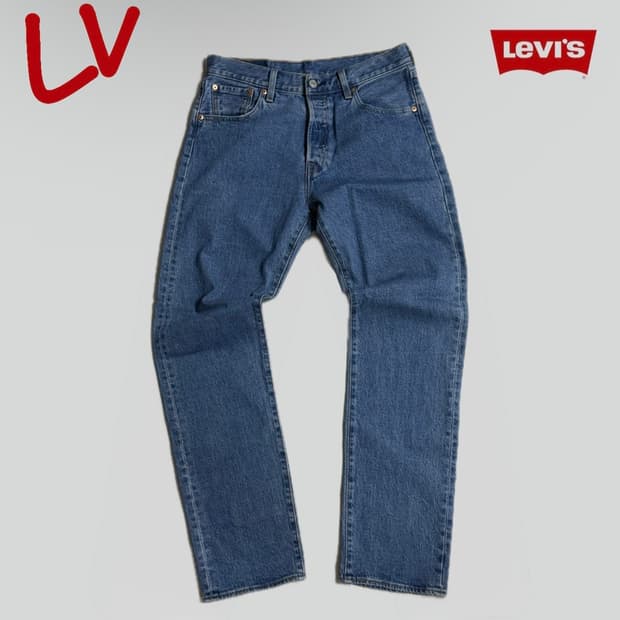 리바이스 501'93 스트레이트 연청 30x32