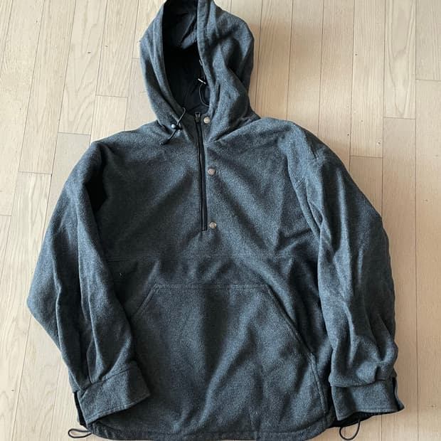 빈티지 빔즈 beams 플리스 후드 아노락