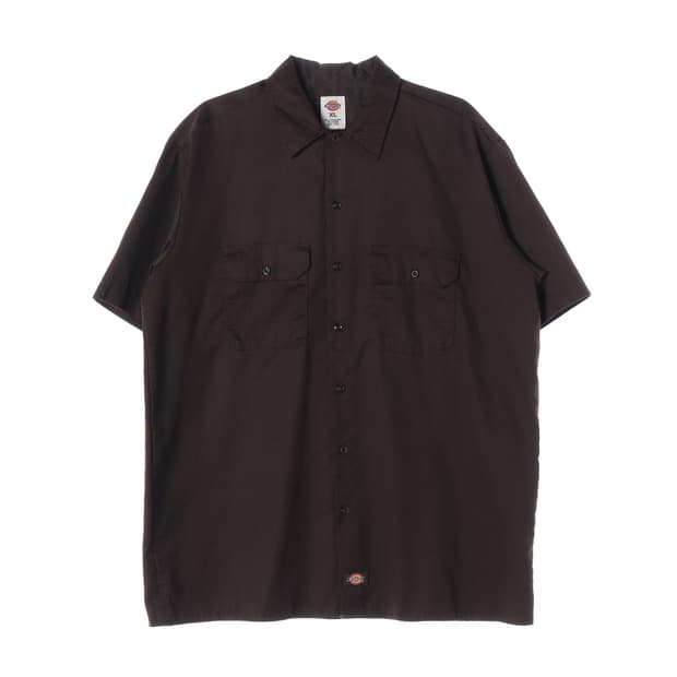 디키즈 반팔 셔츠 브라운 XL