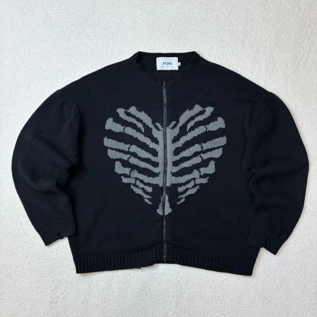 엑스톤즈 26FW 보운 니트 집업 PN5804