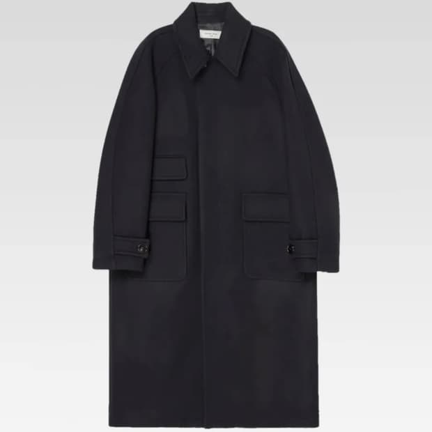 [S] 애프터프레이 투어리스트 발마칸 코트 네이비