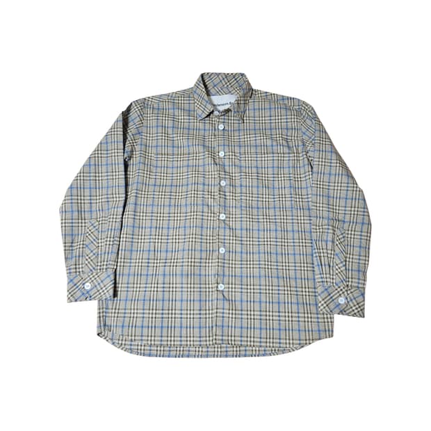 앤더슨벨 오버핏 체크셔츠 S