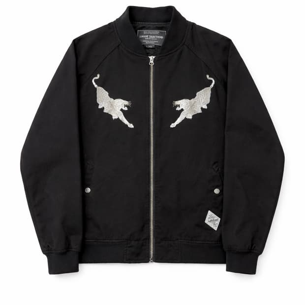 세인트페인 자수 스카잔 블루종 L