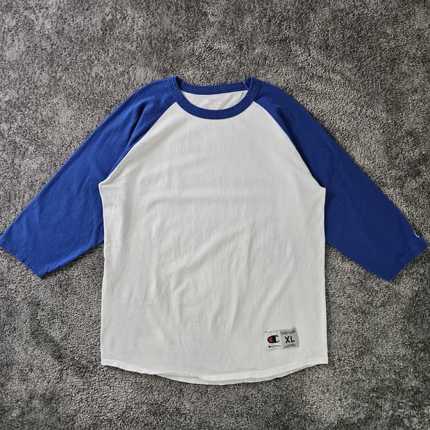 [무료배송] Champion 긴팔 레글런 티셔츠