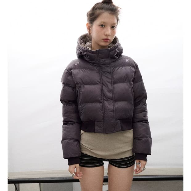 아치하라 숏패딩 M