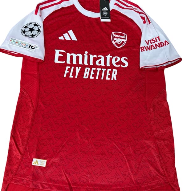 25-26 아스날 홈 외데고르 어센틱 유니폼
